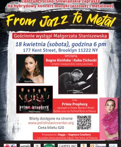 Hybrydowy koncert muzyki jazzowej i metalowej